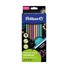 Pelikan Metallic Coloured Pencil 12s