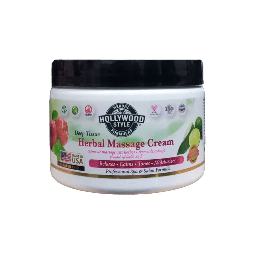 Hollywood Style Deep Tissue Herbal Massage Cream 283g