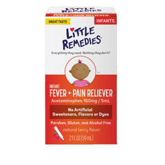 Little Remedies Fever+pain Reliever 59ml