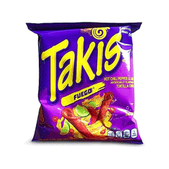 Takis Fuego - Hot Chili Pepper & Lime Tortilla Chips 114g