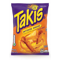 Takis Intense Nacho Cheese Non Spicy Tortilla Chips 92.3g