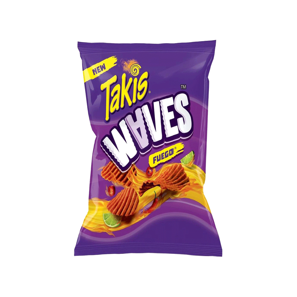 Takis Waves Hot Chili Pepper & Lime Chips 71g