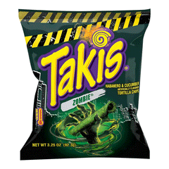 Takis Zombie Habanero & Cucumber Tortilla Chips 92.4g