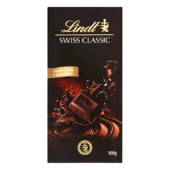 Lindt Swiss Classic Dark Chocolate 100g