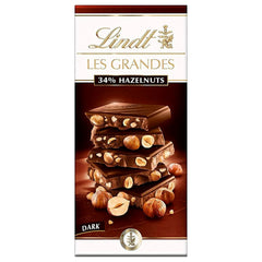 Lindt 34 % Hazelnuts Dark Chocolate 150g