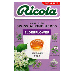 Ricola Elderflower Sugar Free Swiss Herb Candy 27.5g