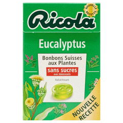 Ricola Eucalyptus Sugar Free Swiss Herb Candy 27.5g