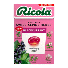 Ricola Blackcurrant Swiss Herb Drops 45g