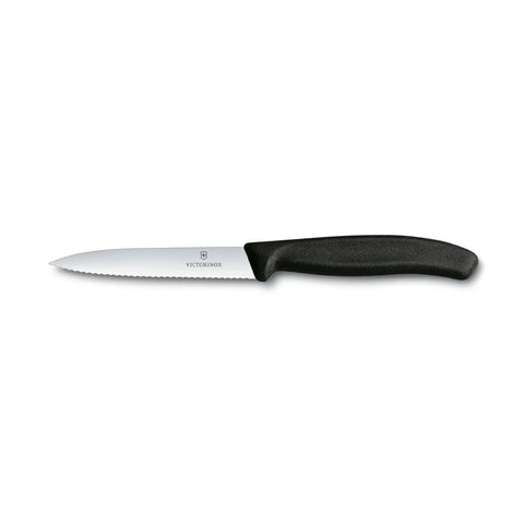 Victorinox Black Wavy knife 6.7733