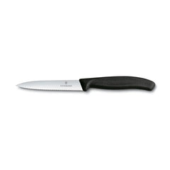 Victorinox Black Wavy Knife 6.7733