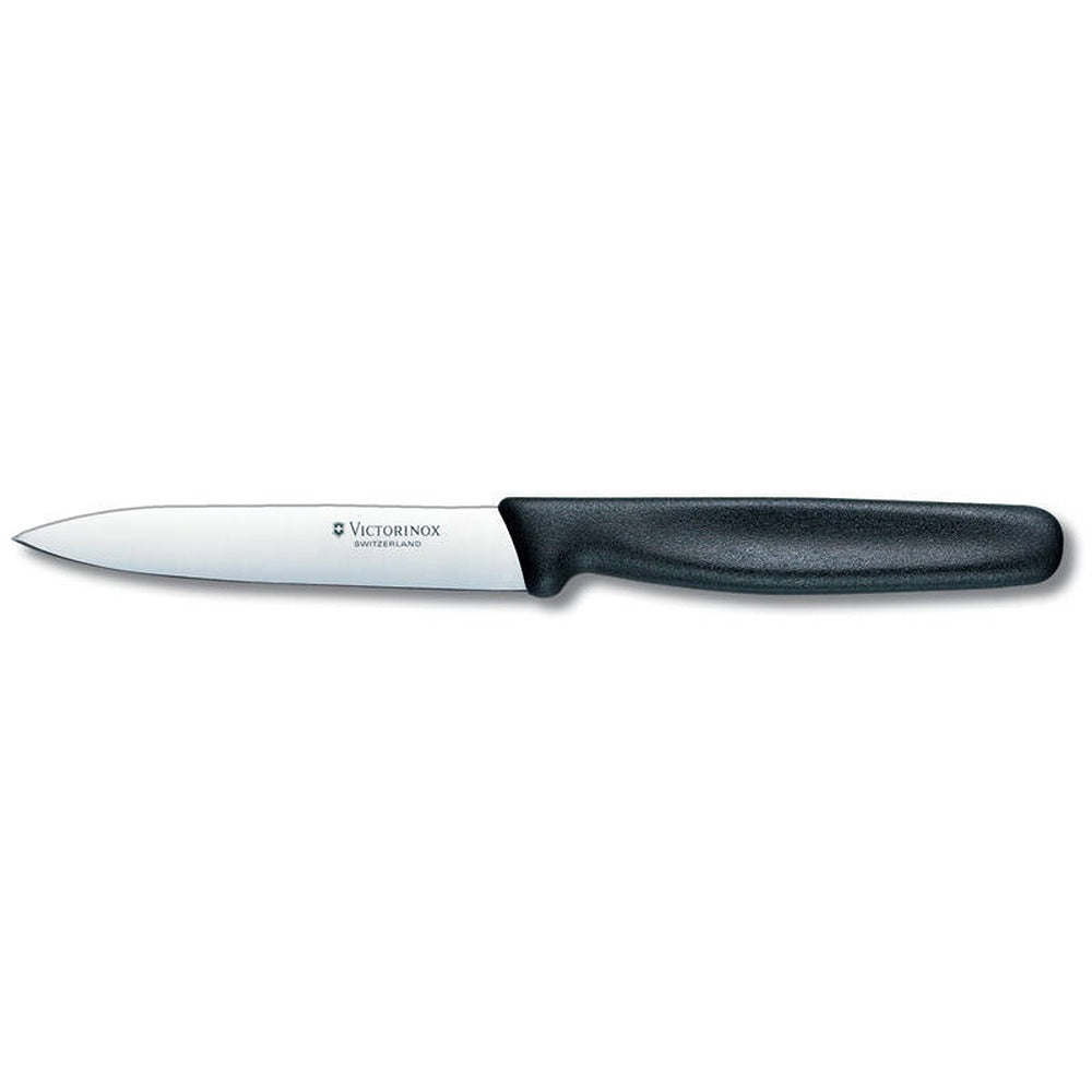 Victorinox Black Wavy Round knife 6.7833