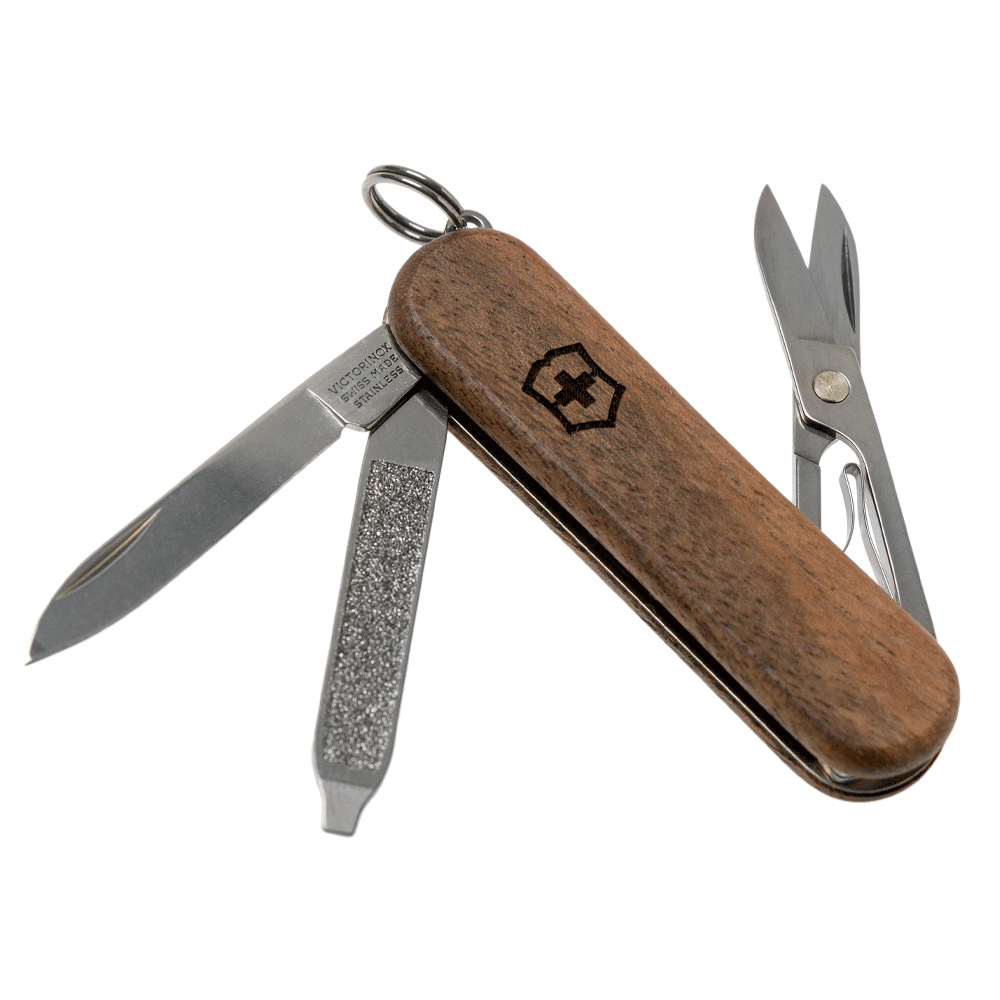 Victorinox Classic SD Swiss Army Knife - Walnut Wood 0.6221.63