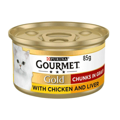 Purina Gourmet Chicken & Liver Tin 85g
