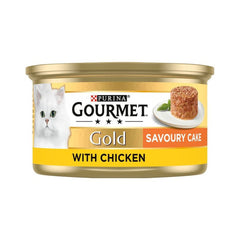Gourmet Gold Savoury Cake With Chicken Tin 85g