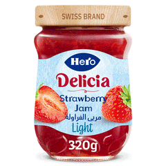 Hero Delicia Light Strawberry Jam 320g