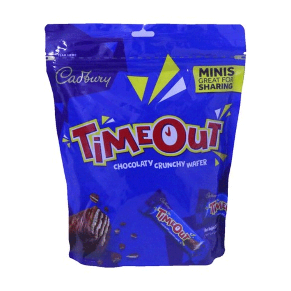 Cadbury Time Out Chocolaty Cruncy Wafer 247.2gm Pouch
