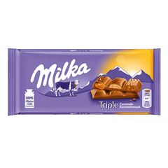 Milka Triple Caramel Avec Chocolate 90g