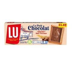 Lu Crunchy Biscuits Topped With Milk Chocolate 150g