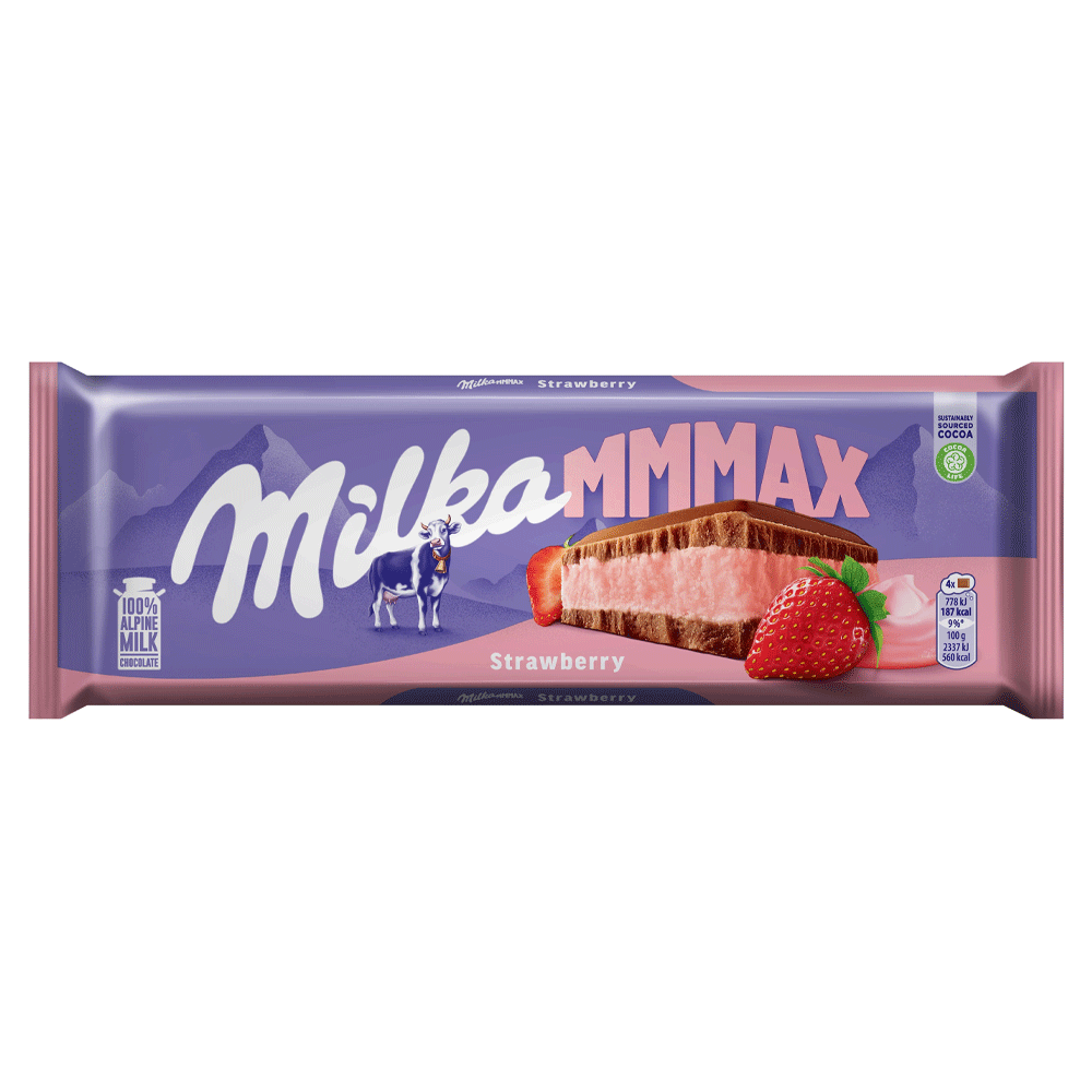 Milka MMMAX Strawberry Chocolate 300g