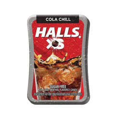 Halls Sugar Free Cola & Menthol Flavoured Candy 12g