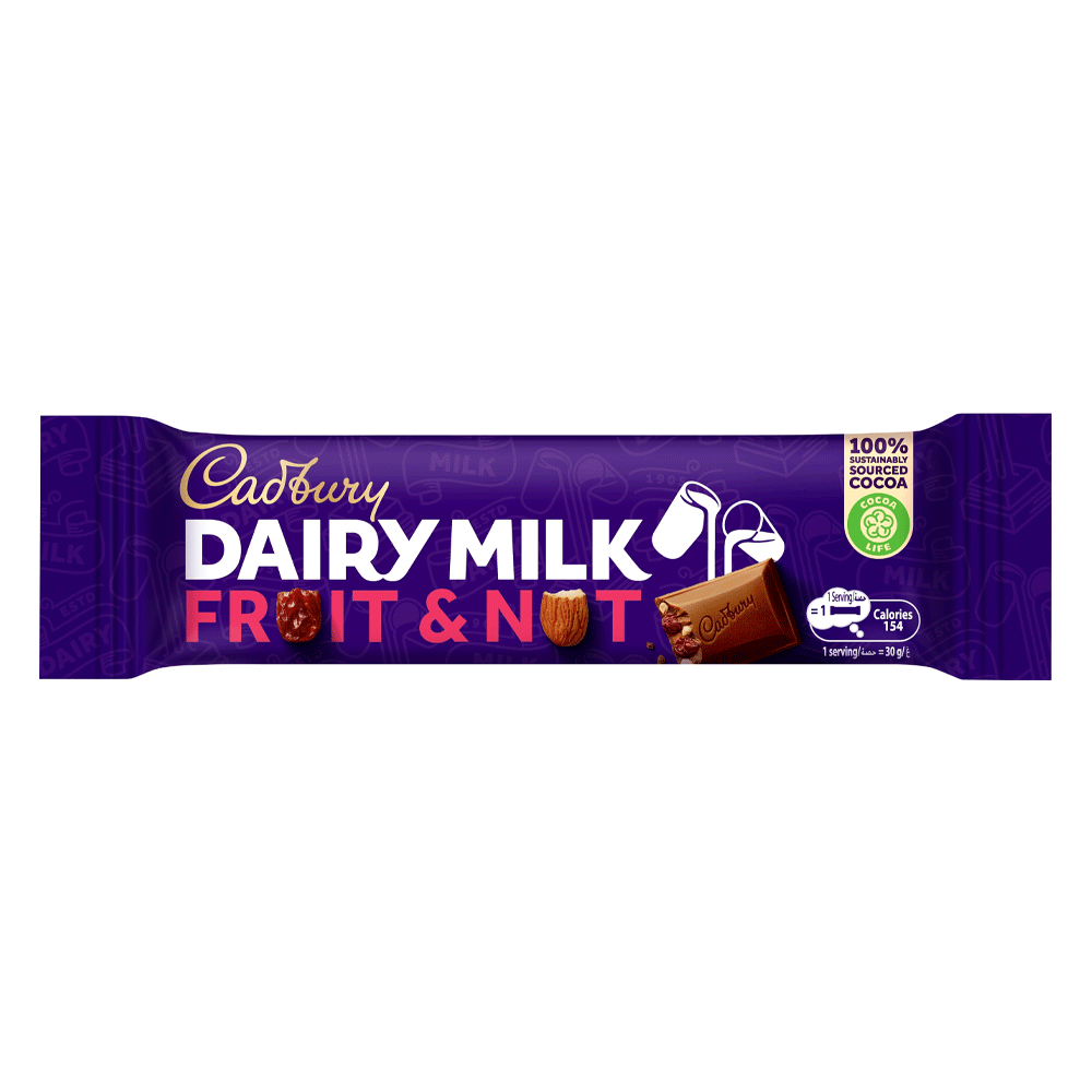 Cadbury Dairy Milk Fruit & Nut Chocolate 30g