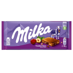 Milka Raisins & Nuts Chocolate 90g