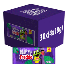 Cadbury Dairy Milk Freddo Chocolate 4x18g=72g