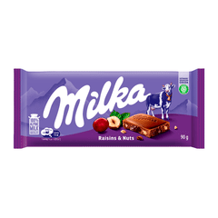 Milka Raisins & Nuts Chocolates 90g