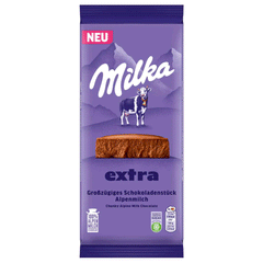 Milka Extra Chunky Alpine Milk Chocolate 190g