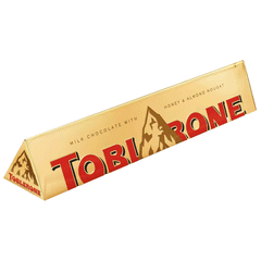 Toblerone Milk Chocolate With Honey & Almond 340g