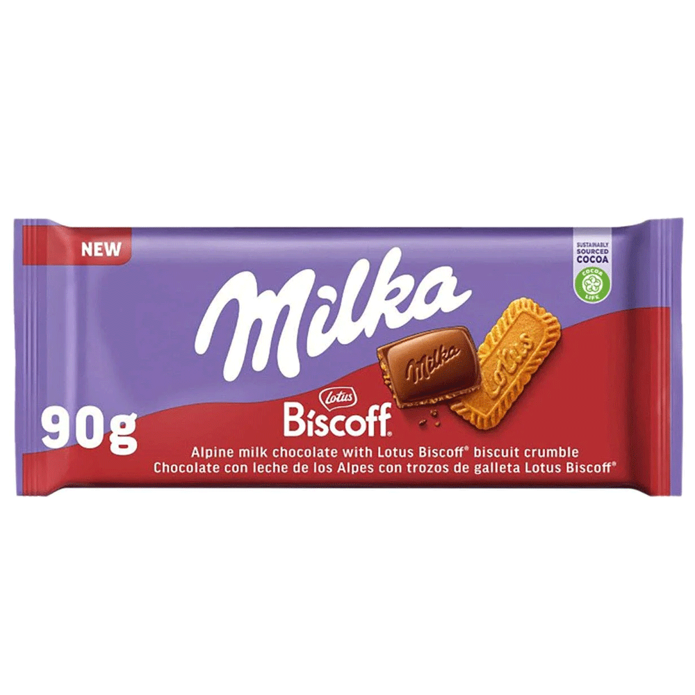 Milka Lotus Biscoffs Chocolate 90g