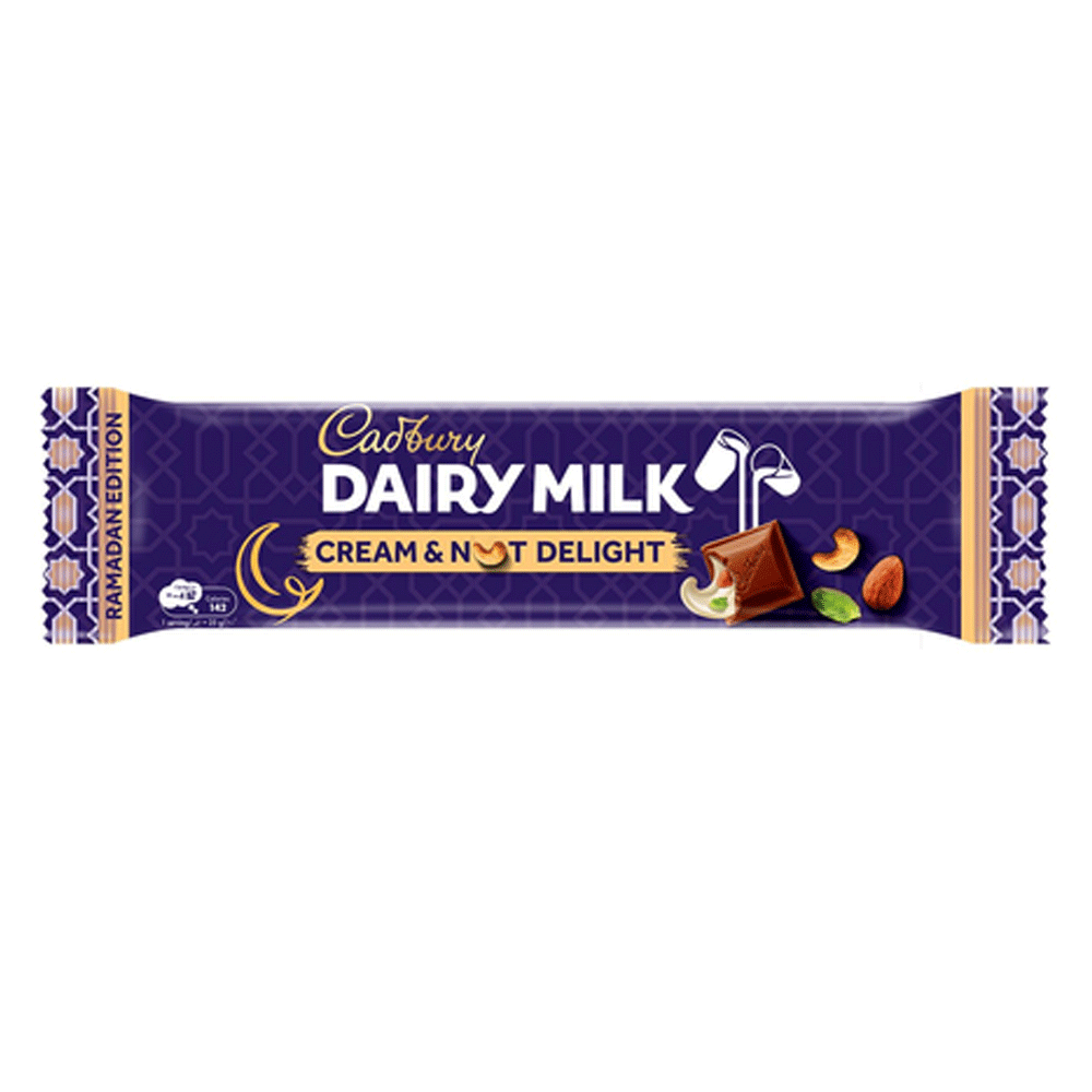 Cadbury Dairy Milk Cream & Nut Delight Chocolate 38g