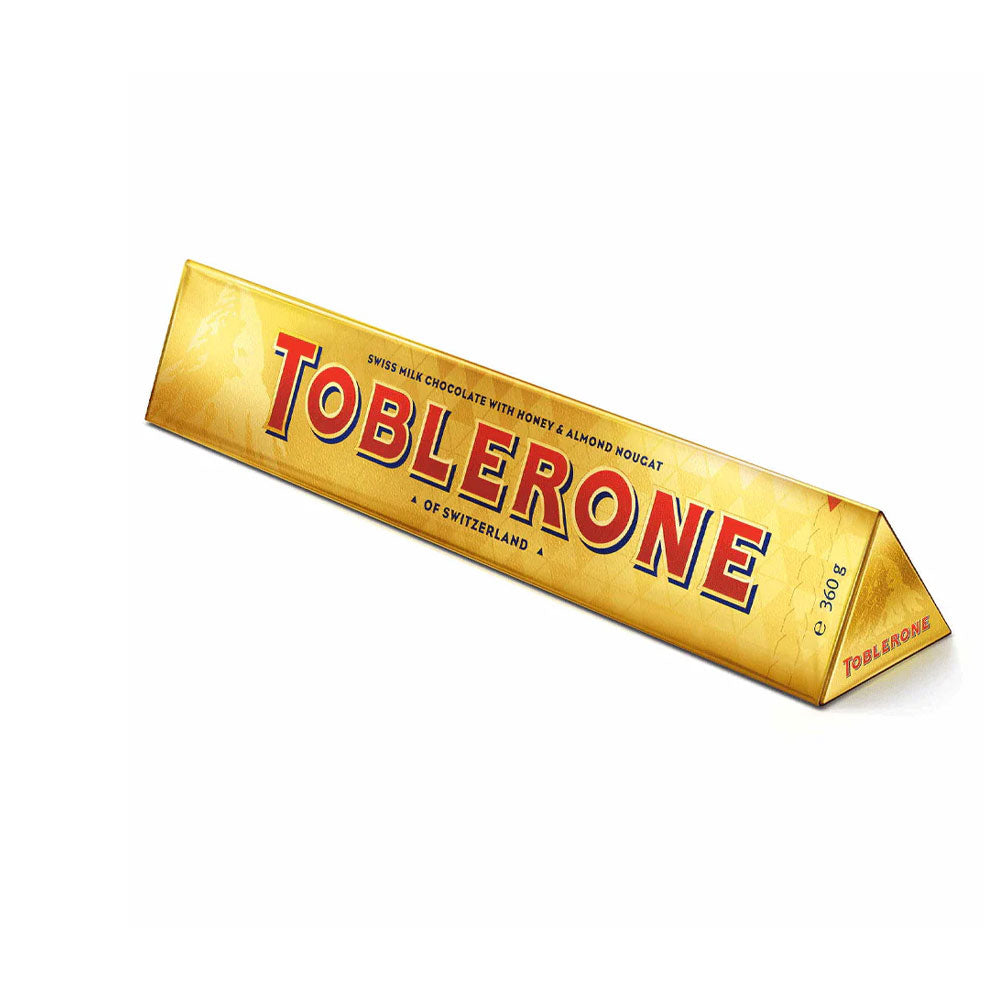 Toblerone Swiss Milk Chocolate With Honey & Almond Chocolate 360
