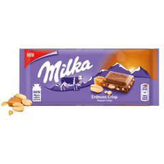 Milka Peanut Crisp Chocolate 90g