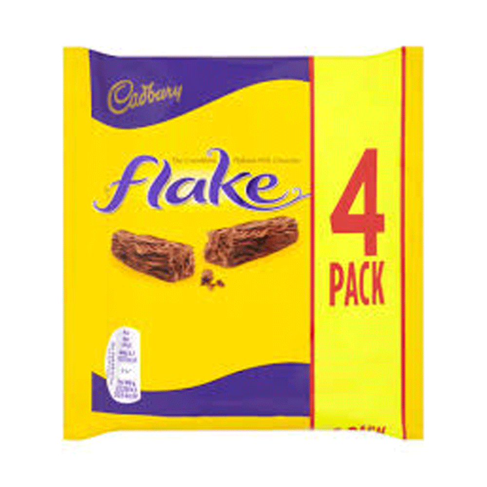 Cadbury Flake Chocolate 4s Pack 80g