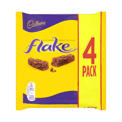 Cadbury Flake Chocolate 4s Pack 80g