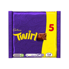 Cadbury Twirl Chocolate Bar 5s 107.5g