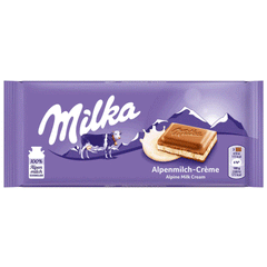 Milka Alpine Milk Cream Chocolate 100g