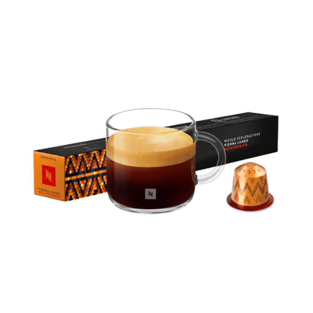 Nespresso Vienna Lungo Decaffeinato Coffee 56g