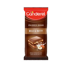 Canderel Milk & Nutty Milk Chocolate Sugar Free 100g