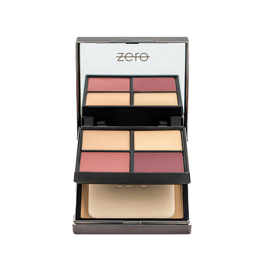 Zero Makeup Face Perfecting Palette Porcelain 4x3g