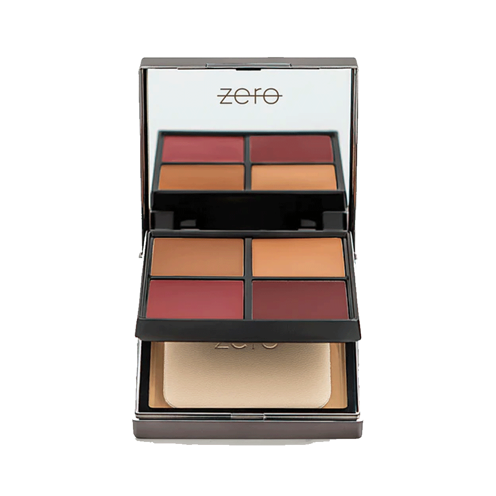 Zero Makeup Face Perfecting Palette Caramel 4x3g