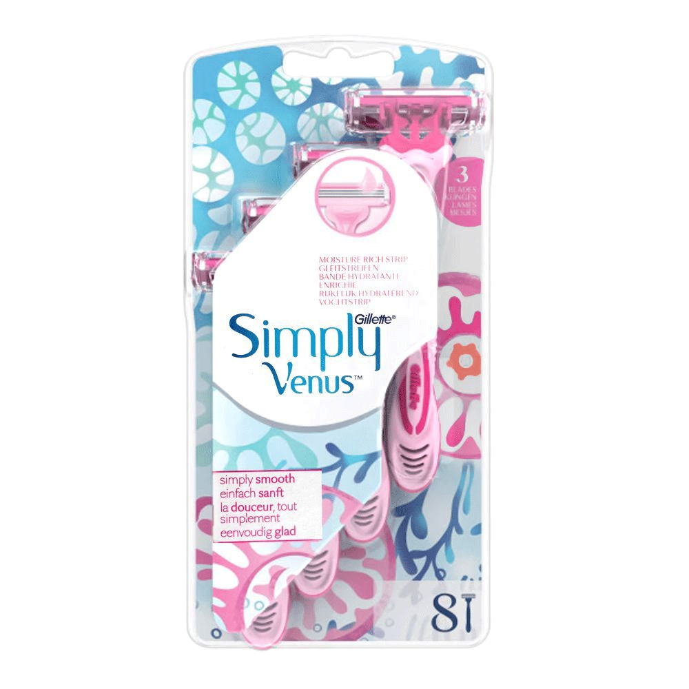 Gillette Simply Venus Razor 8s