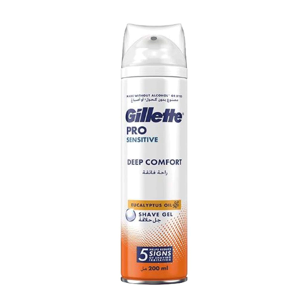 Gillette Pro Sensitive Deep Comfort Shave Gel 200ml