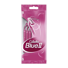 Gillette Blue 2 Plus 5 Pcs Pink