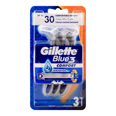 Gillette Blue 3 Bag Of 3