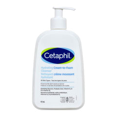 Cetaphil Hydrating Cream-To-Foam Cleanser 473ml