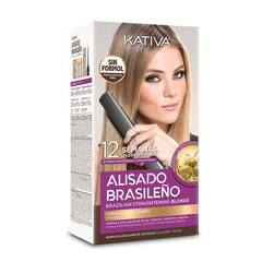 Kativa Alisado Brasileno Brazilian Straightening Blonde For Light Hair