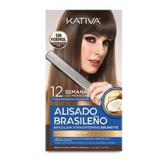 Kativa Alisado Brasileno Brazilian Straightening Brunette For Dark Hair