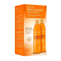 Kativa Post Alisado Brasileno Kit Shampoo+conditioner
